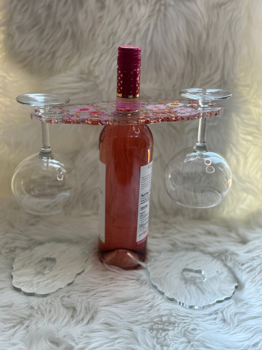 Elegant Resin Wine Caddy – Perfect for Gifting & Entertaining