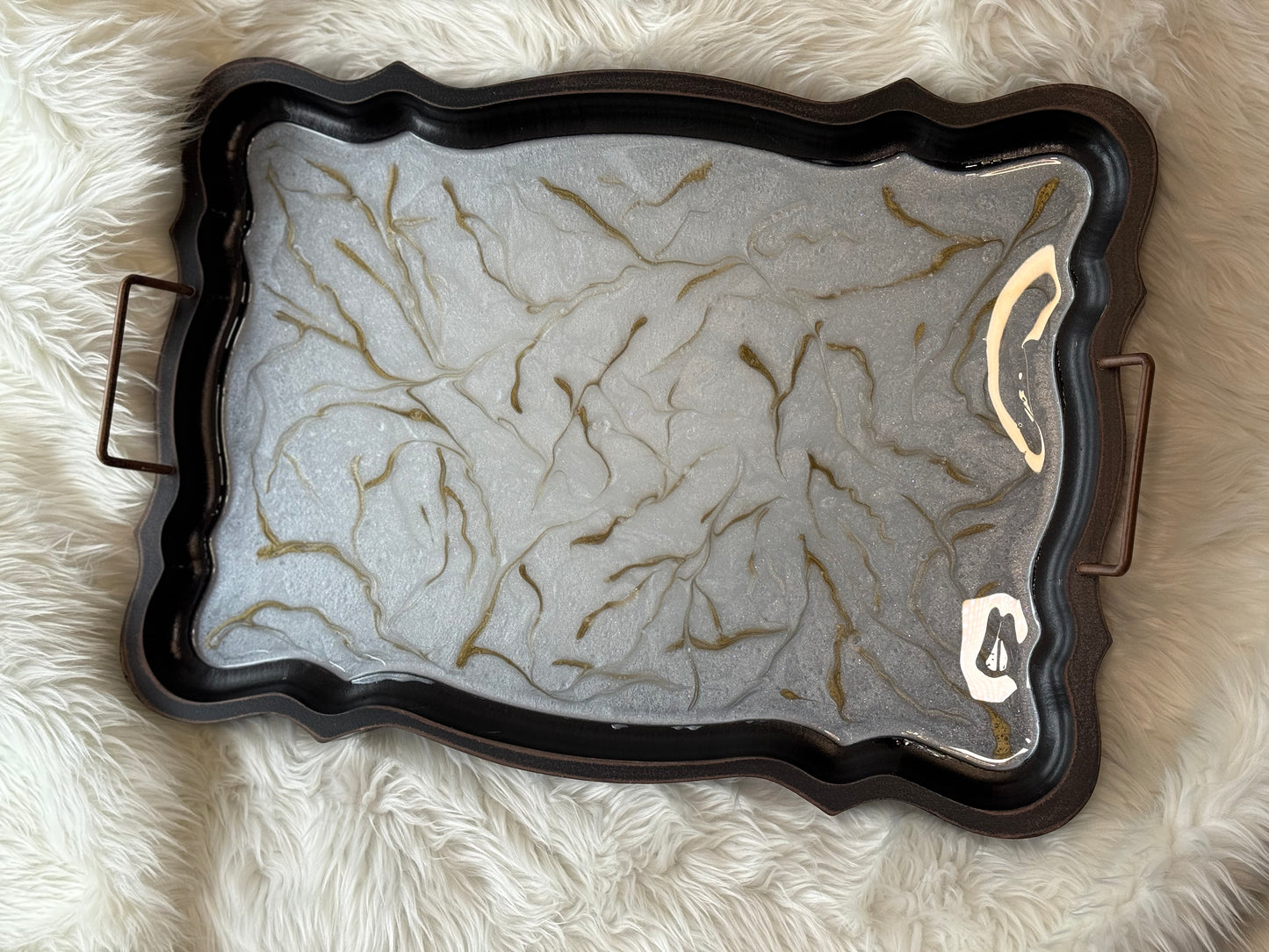 Multi-Use Epoxy Resin Tray – Makeup, Accessories & More