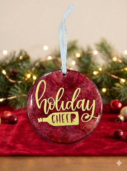 Custom Resin Christmas Ornament – Handcrafted, Personalized Holiday Keepsake
