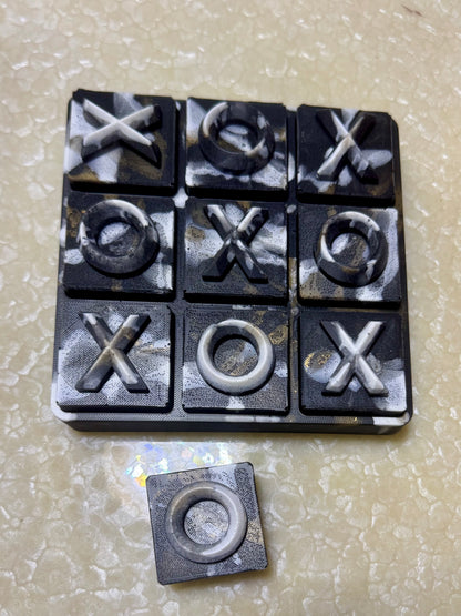 Custom Resin Tic Tac Toe Board – Playful, Unique, and Handmade