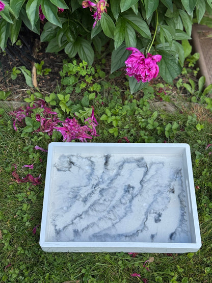 Multi-Use Epoxy Resin Tray – Makeup, Accessories & More