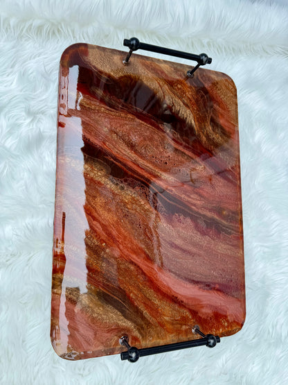 Multi-Use Epoxy Resin Tray – Makeup, Accessories & More