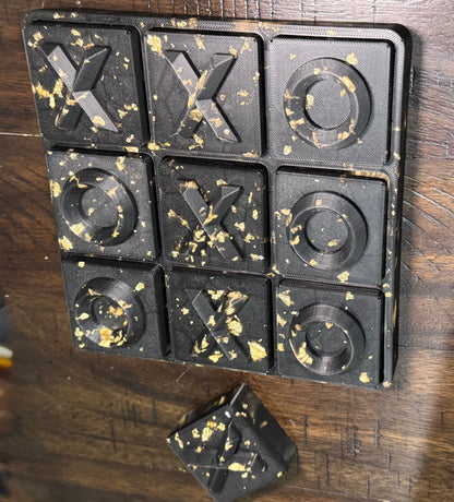Custom Resin Tic Tac Toe Board – Playful, Unique, and Handmade