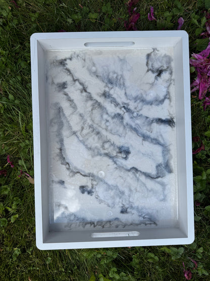 Multi-Use Epoxy Resin Tray – Makeup, Accessories & More